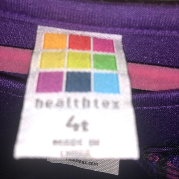 3 for $10 Healthtex NWT Purple/Pink Dress Size 4T - Picture 2 of 4